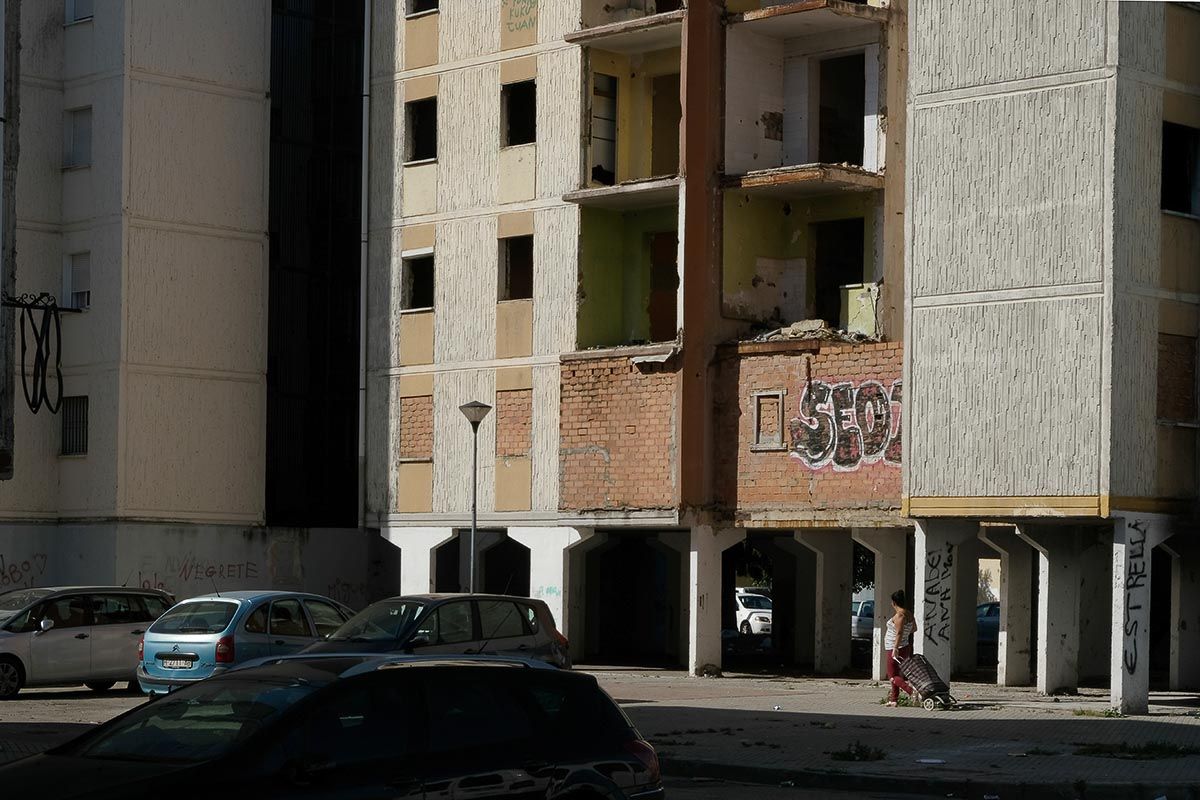 Una zona degradada del Polígono Sur, en Sevilla. FOTO: JOSÉ LUIS TIRADO
