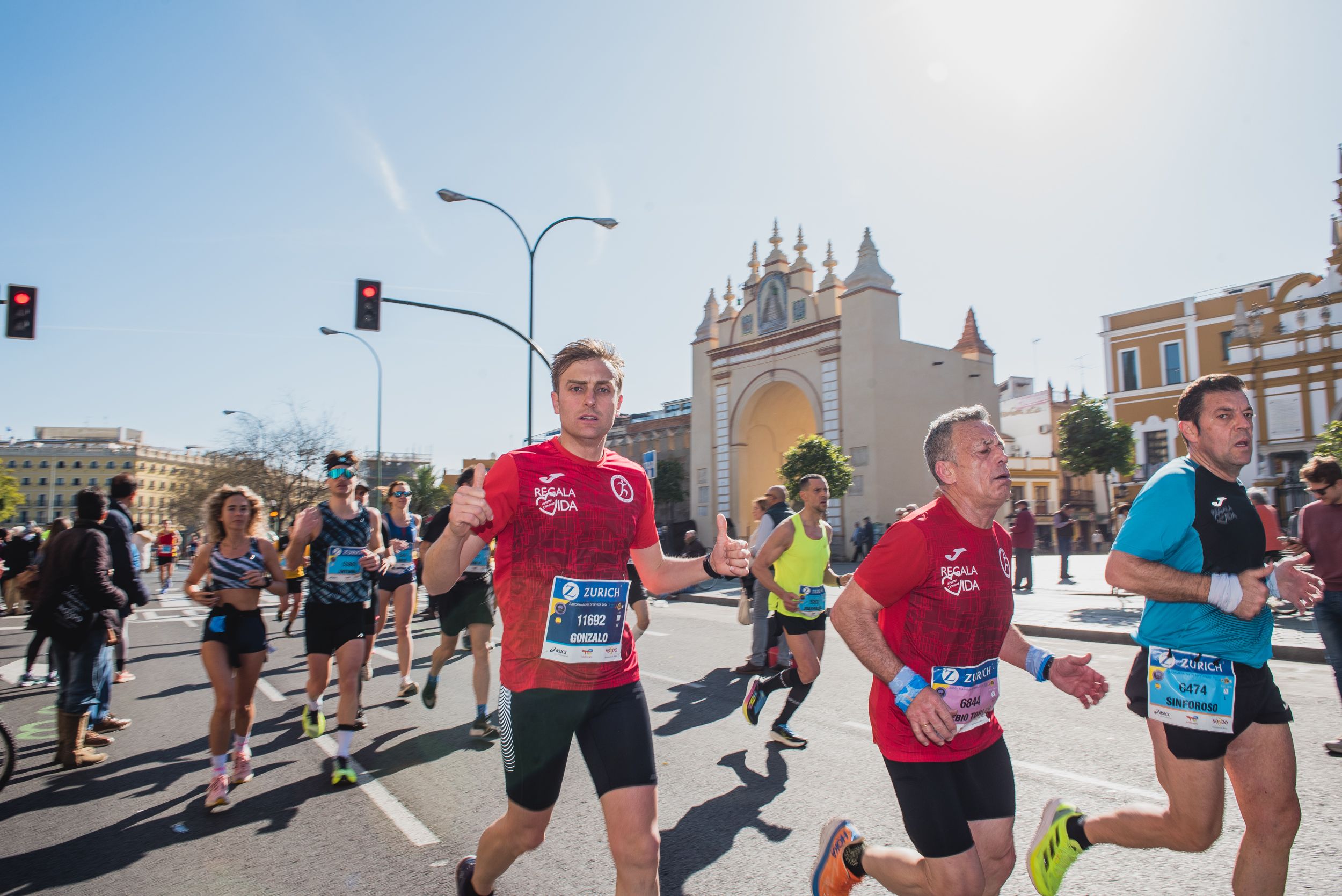 Imagen de la 39 edición de la Zurich Maratón de Sevilla