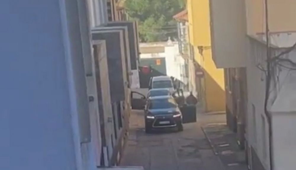 Momento del secuestro en Sanlúcar.