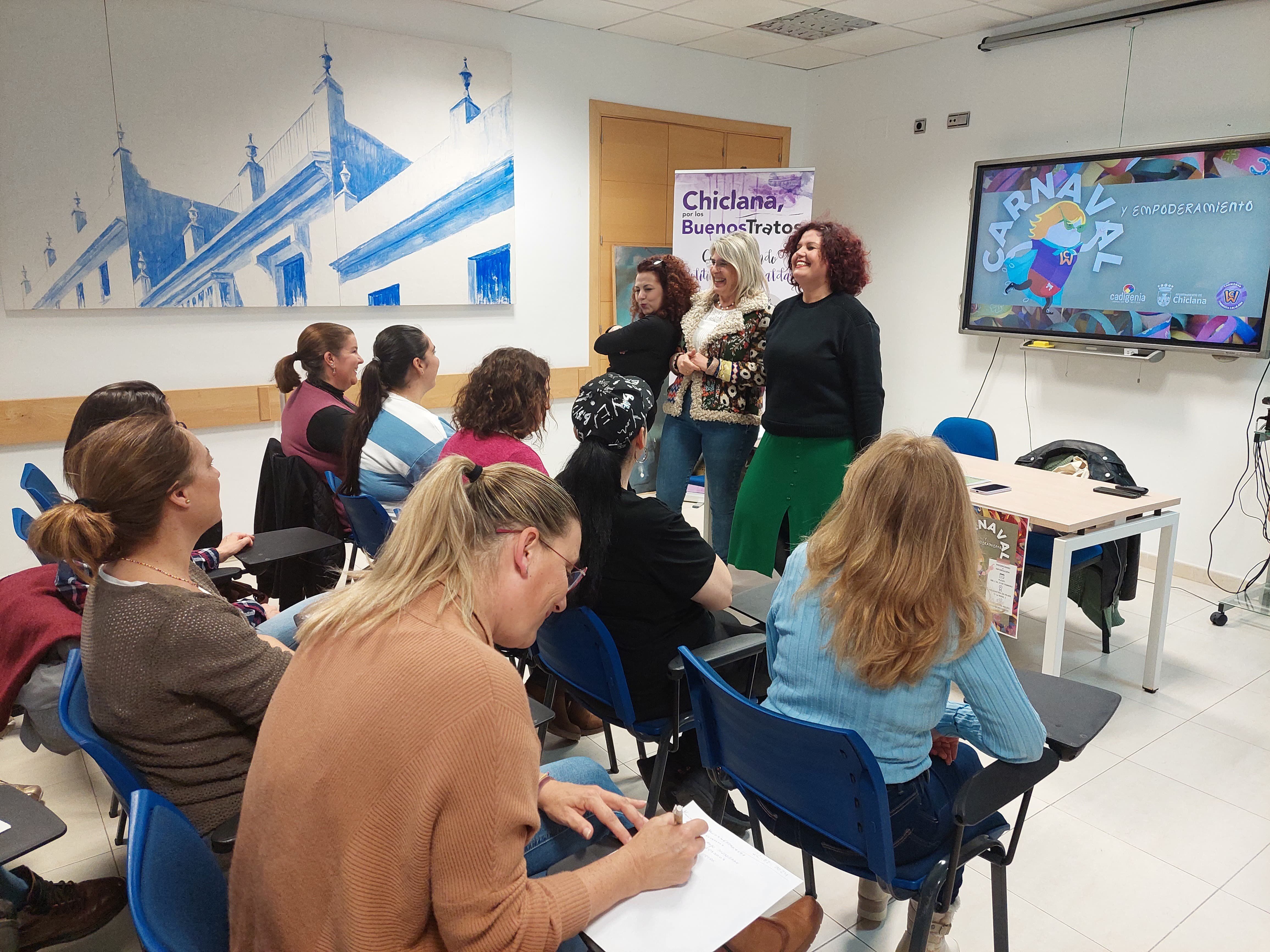 Así ha sido la primera sesión de este taller creativo en Chiclana. 