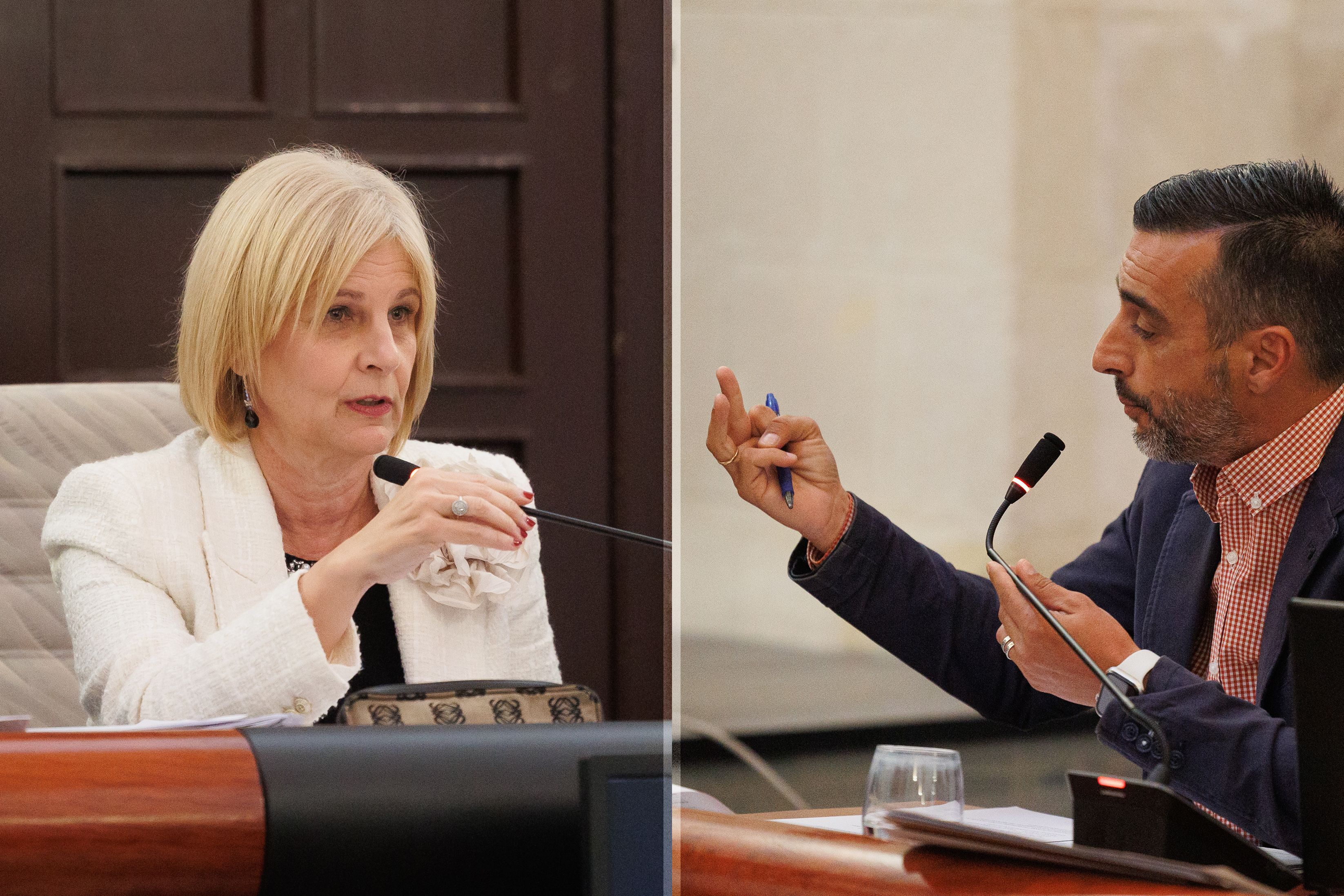 9 minutos surrealistas en el último pleno entre Pelayo y Díaz: "Me gusta verla..."; "Le dejo mi turno".