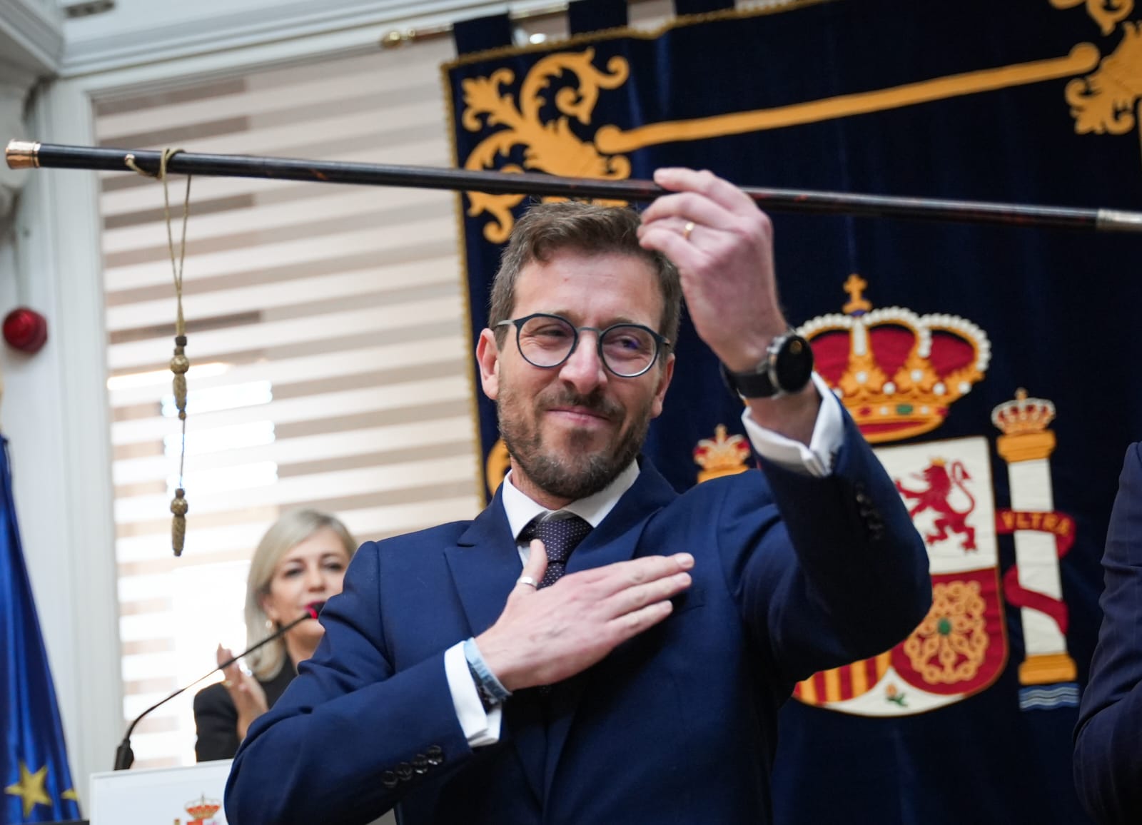 Curry Toscano, subdelegado del Gobierno de Sevilla, que ha hablado sobre la ley seca de la 'Madrugá'.