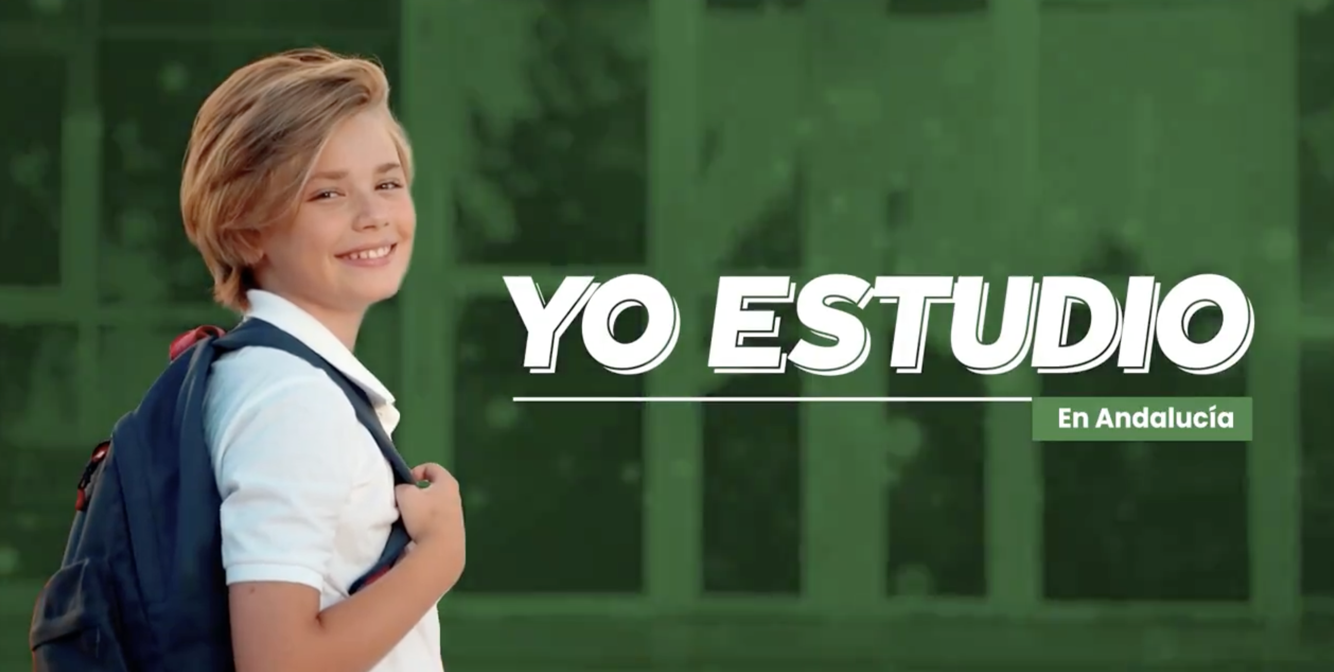 Un fotograma del spot de escolarización de la Junta de Andalucía.
