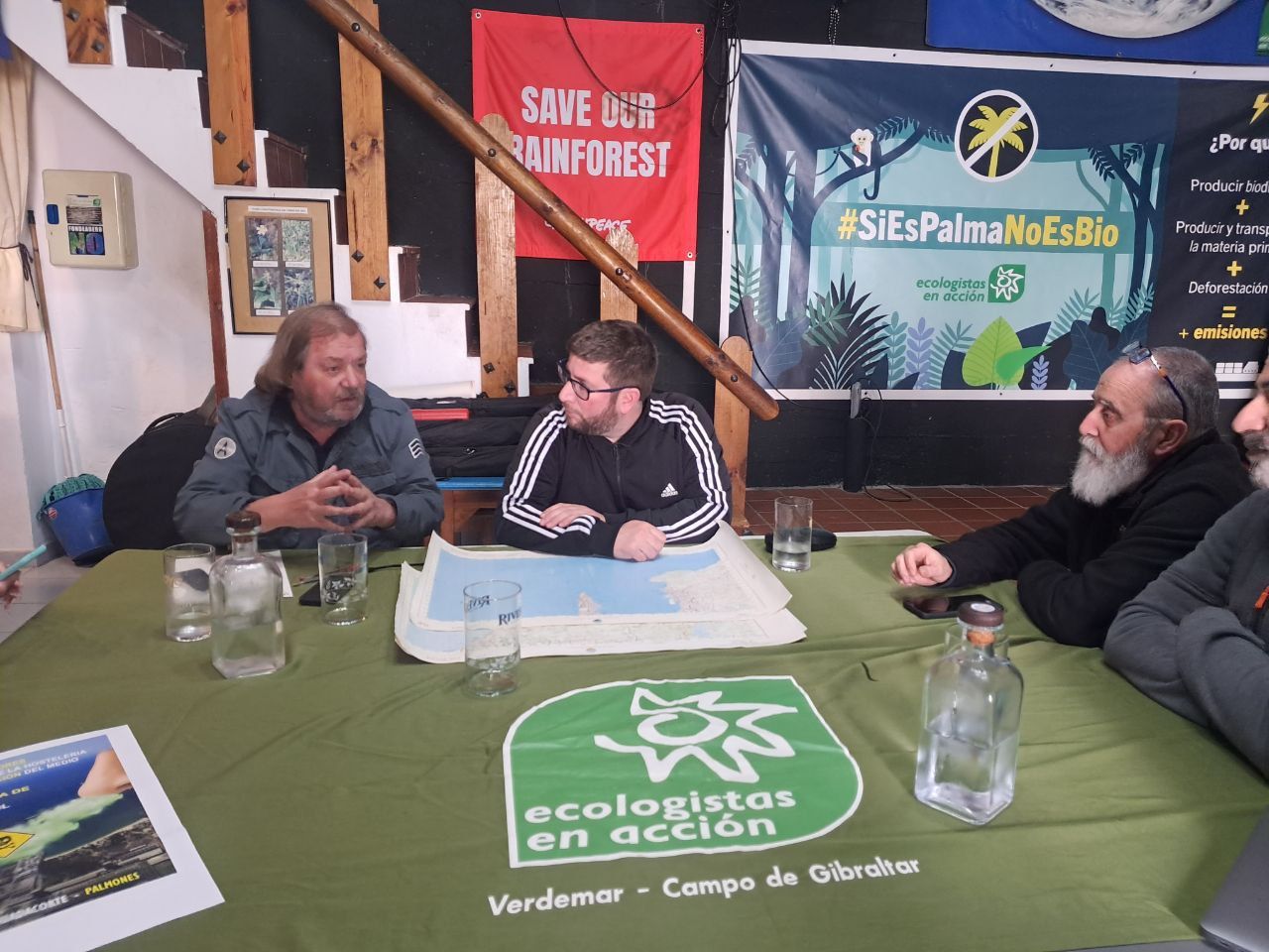 Reunión de Miguel Urbán con Verdermar-Ecologistas en Acción. La pérdida de caudal del río Guadiaro será llevada a la Comisión Europea.
