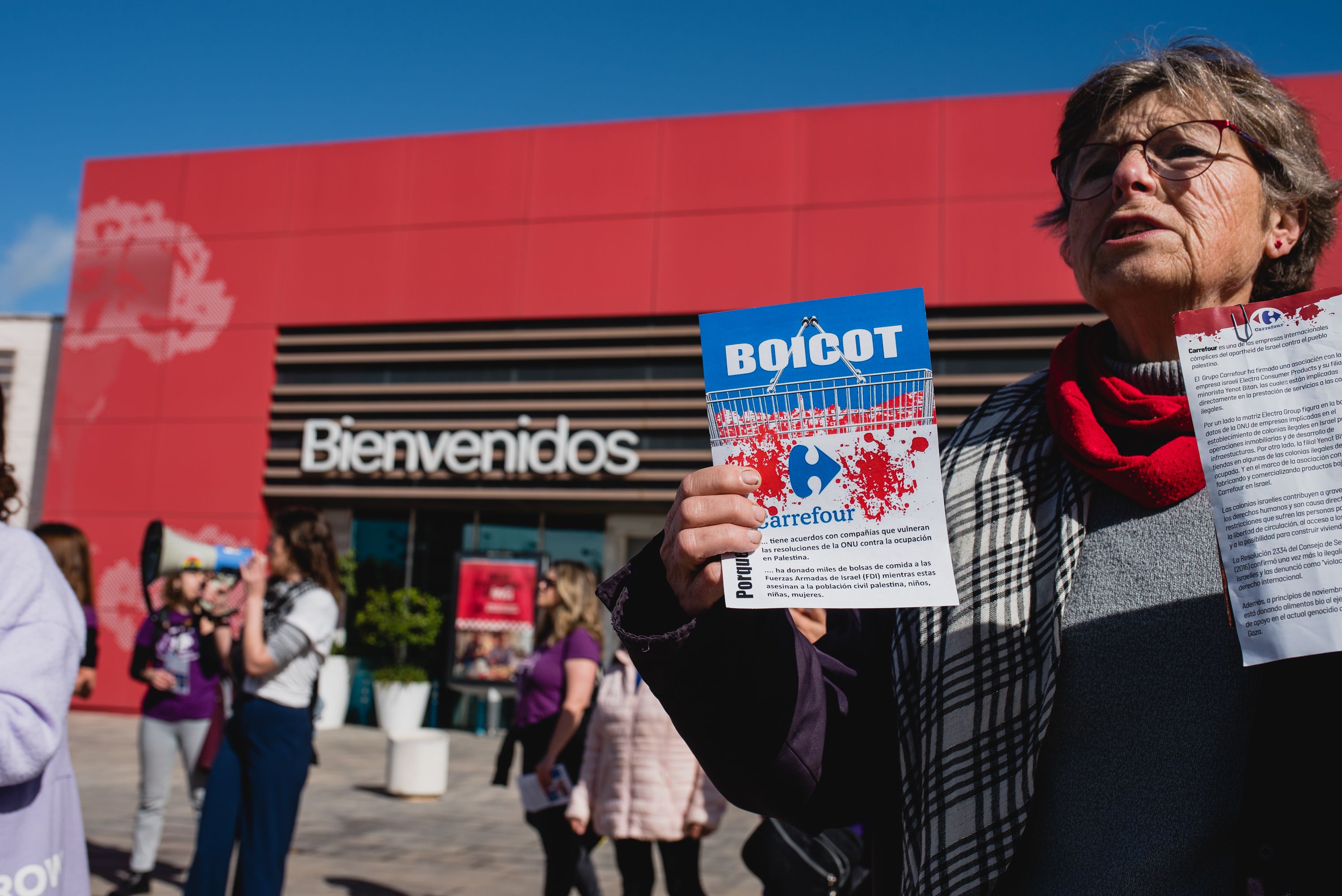 BOICOT CARREFOUR SEVILLA PALESTINA 3