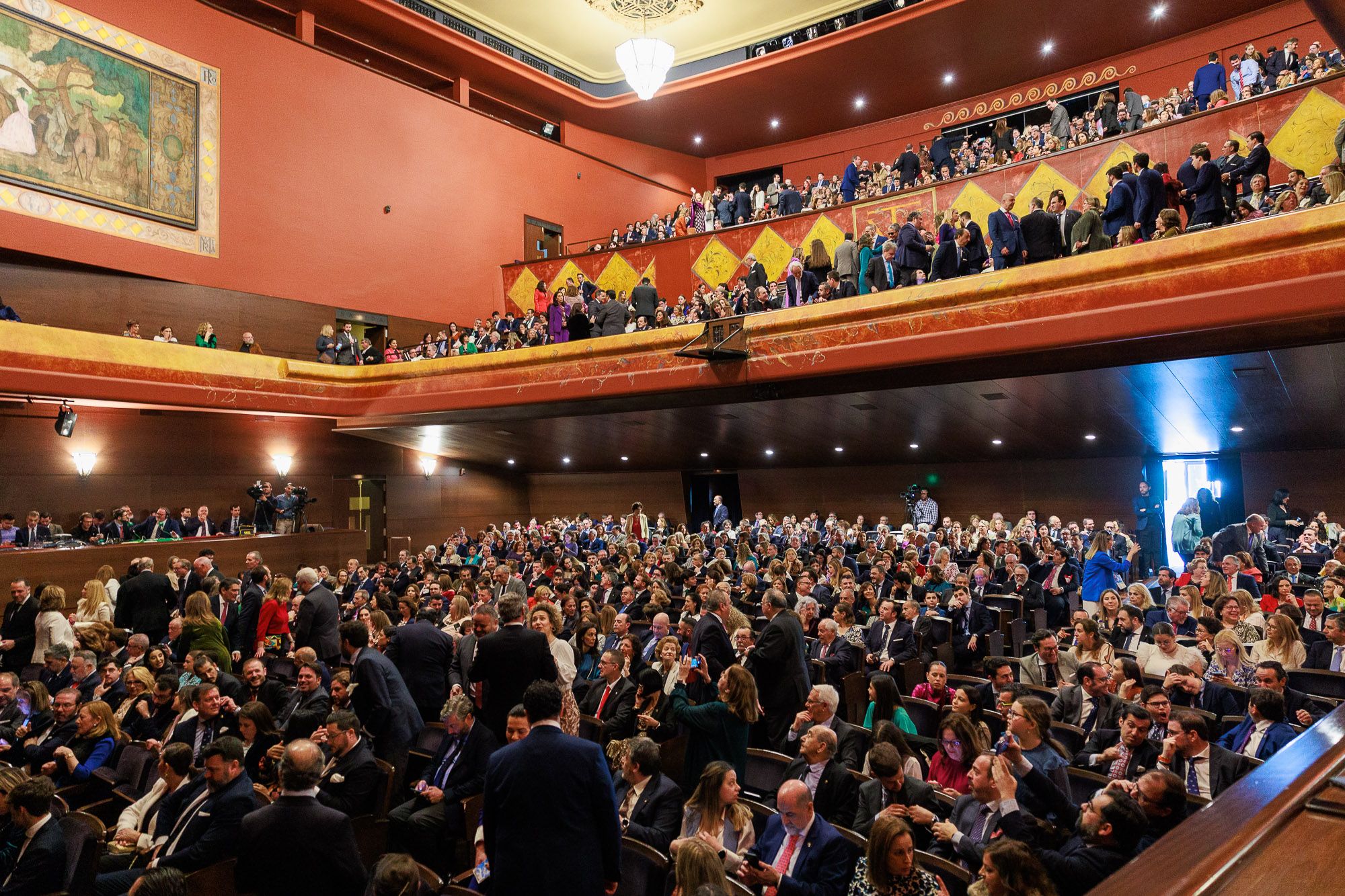 El Teatro Villamarta durante el acto del Pregón de la Semana Santa, en una imagen de archivo.