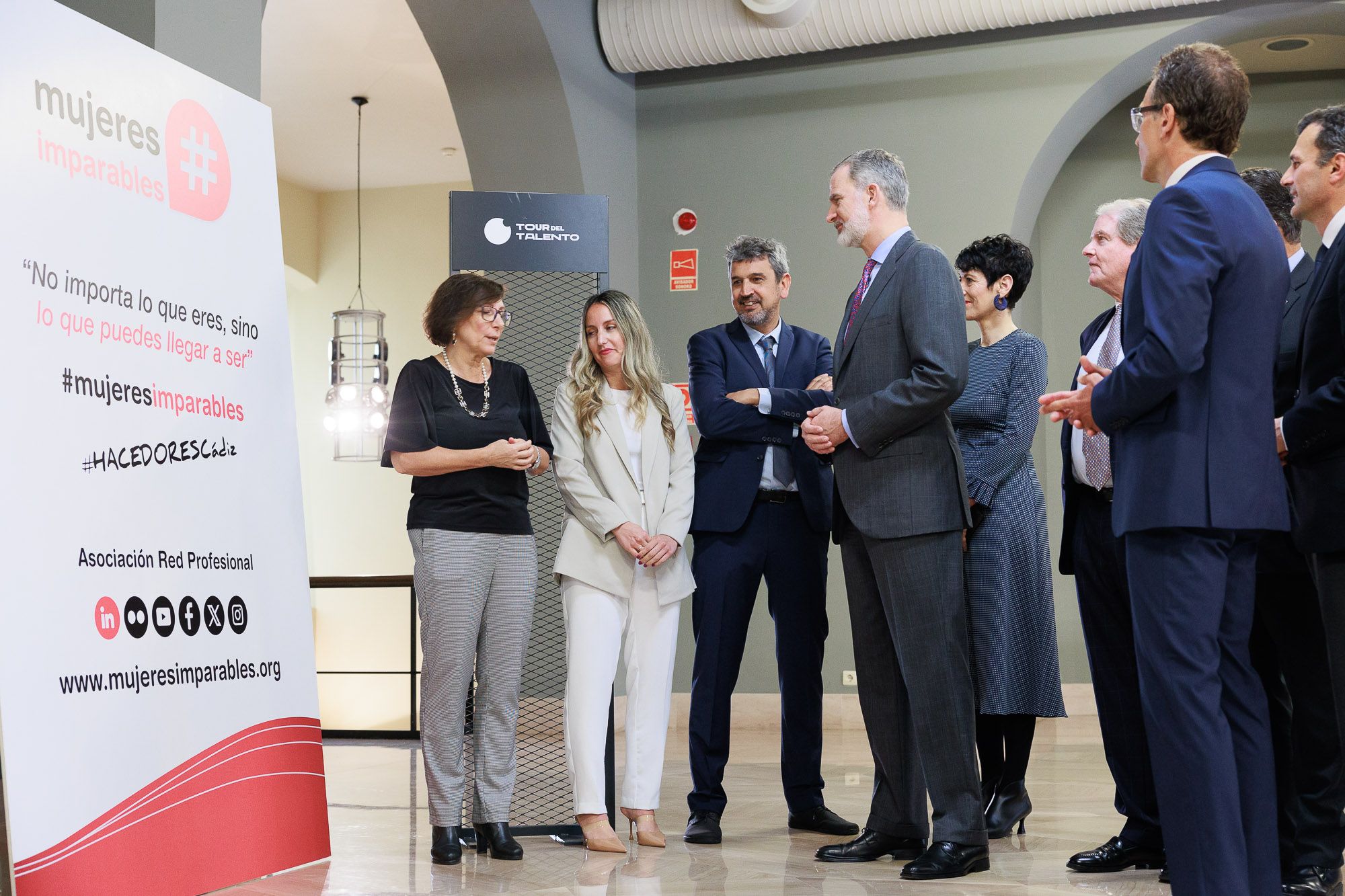 El rey Felipe VI en el Tour del Talento de Cádiz
