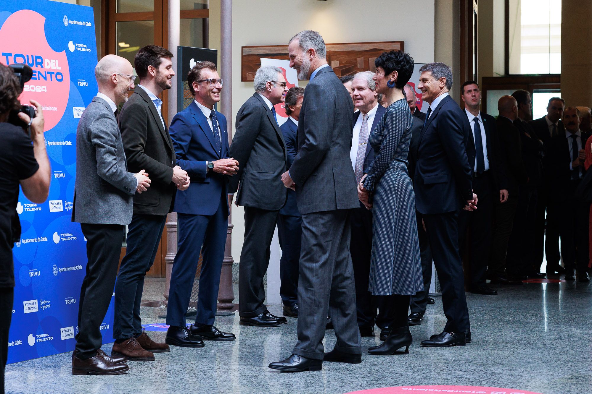 El rey Felipe VI en el Tour del Talento de Cádiz