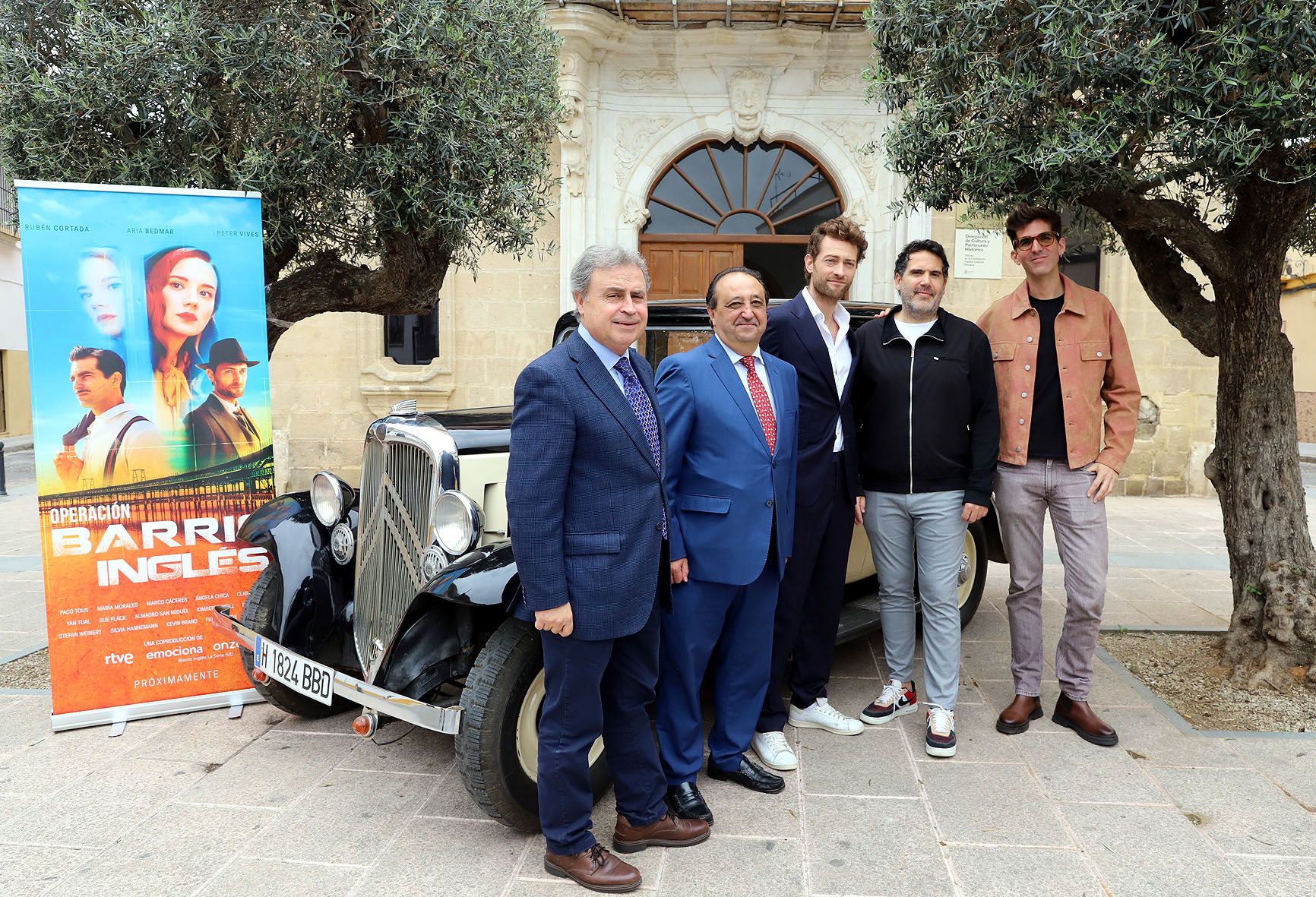La presentación de 'Operación Barrio Inglés', la próxima serie de TVE, en Jerez.