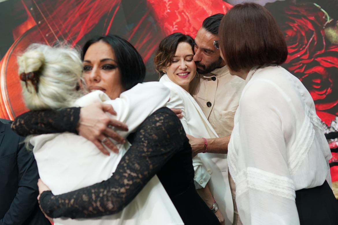 Isabel Díaz Ayuso, celebrando la declaración del flamenco como Bien de Interés Cultural en Madrid.