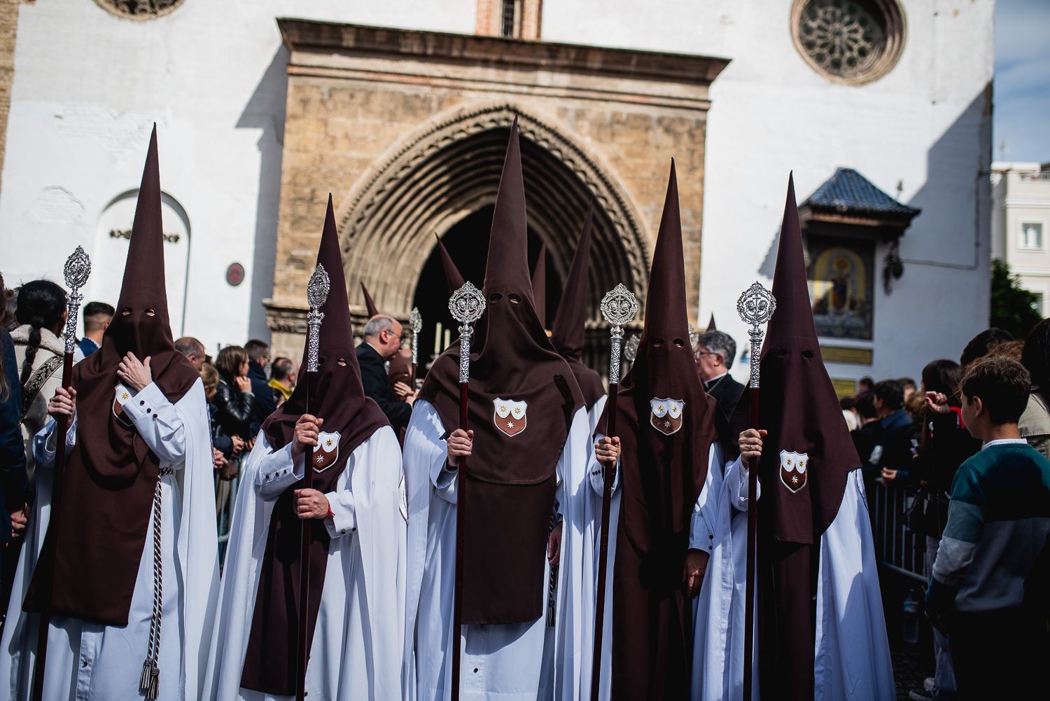 La salida del Carmen, este Miércoles Santo en Sevilla.