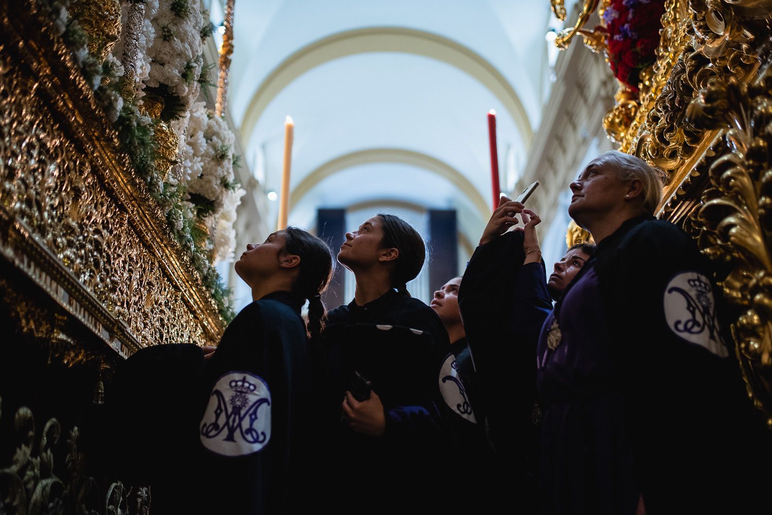 San Bernardo sufre la lluvia y no procesiona.