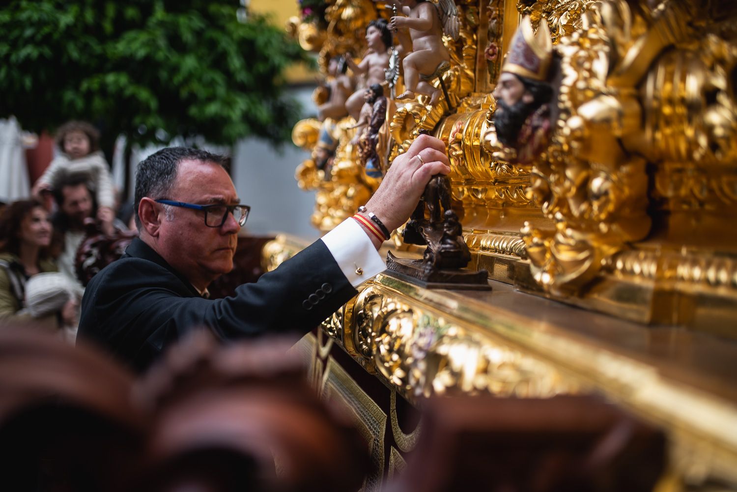 El Carmen Doloroso, en su salida el Miércoles Santo.