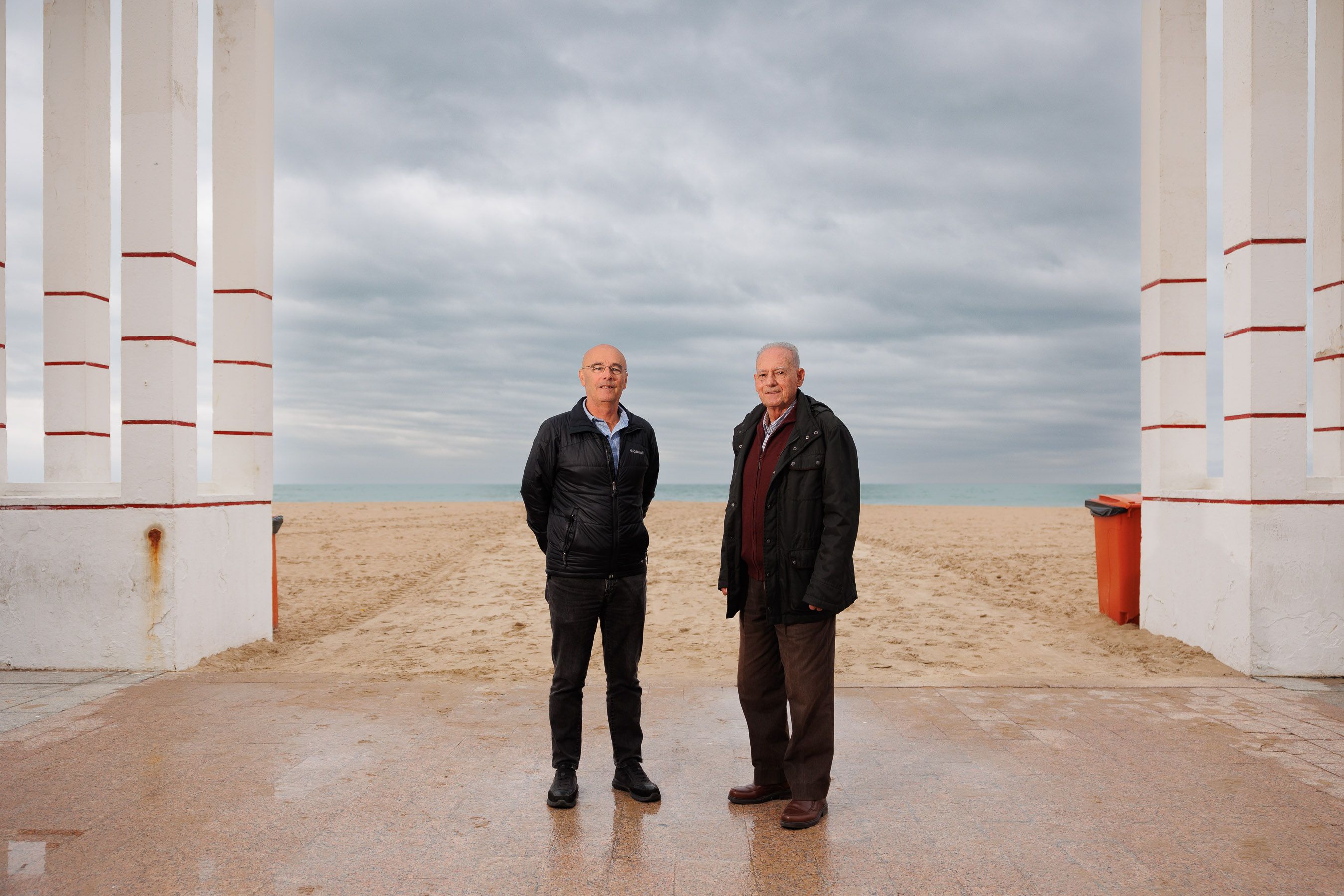 José María Sáez y Daniel Armenta, de la asociación Derecho a Morir Dignamente de Cádiz.