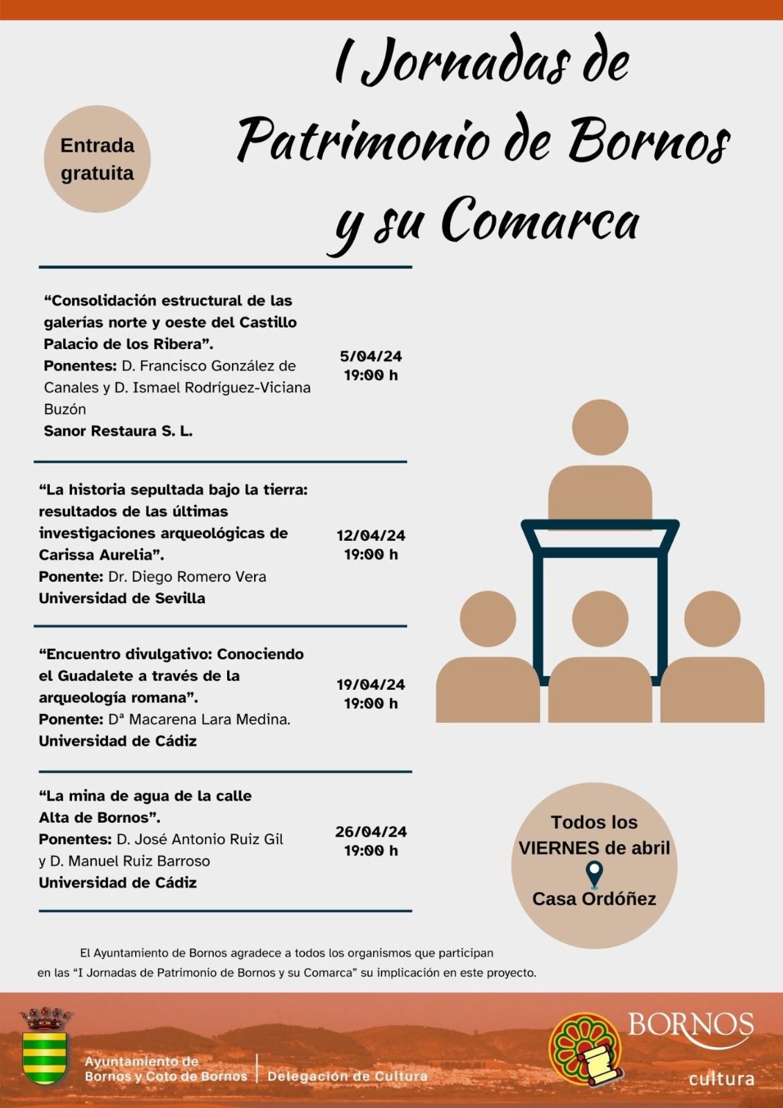 Cartel de las jornadas.
