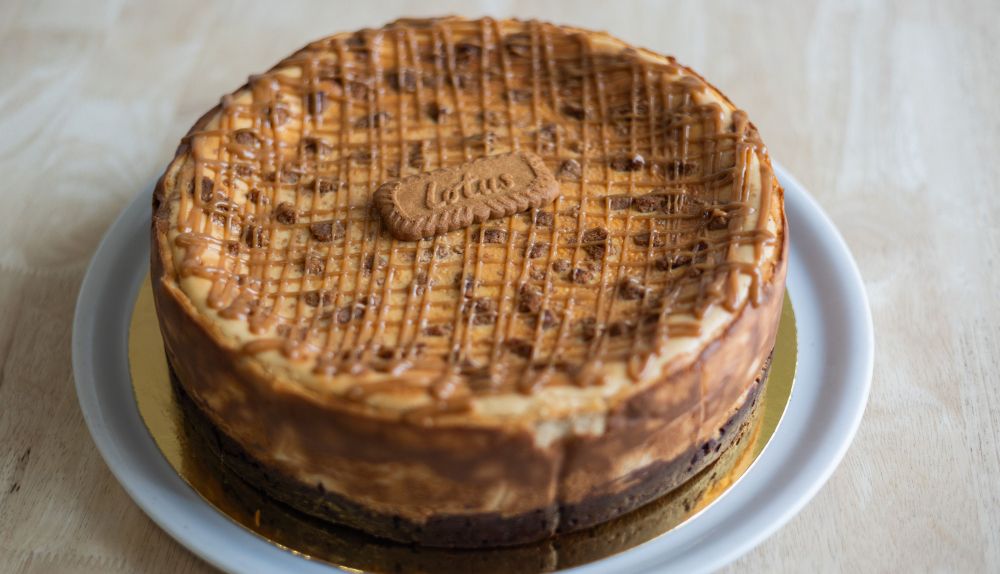 Brownie cheesecake en el local de Conil.