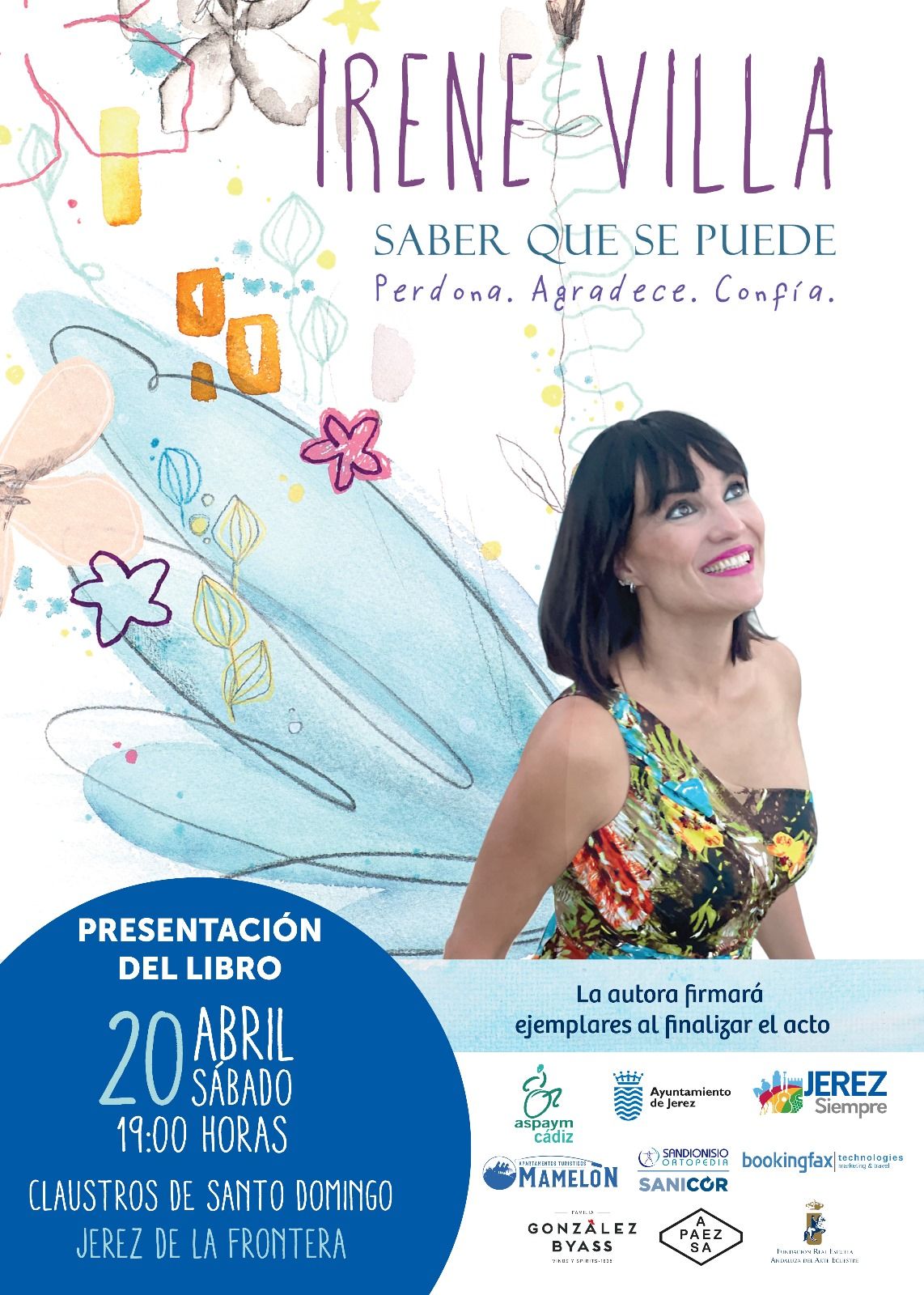 Cartel de la presentación en Jerez.