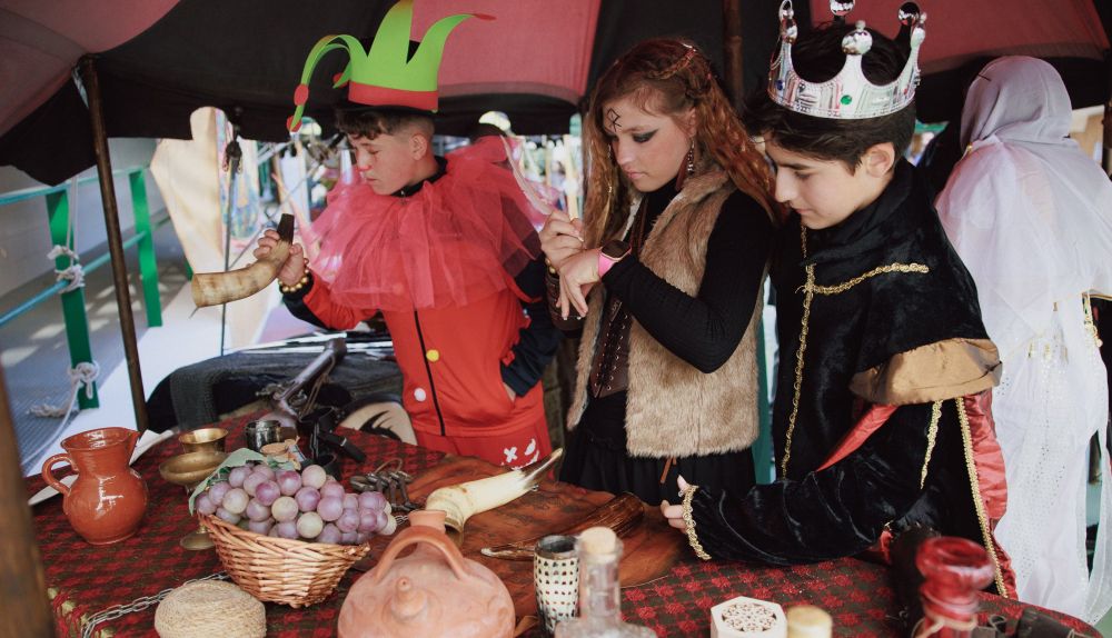 La feria medieval de proyecto transversal del IES La Algaida de Puerto Real 