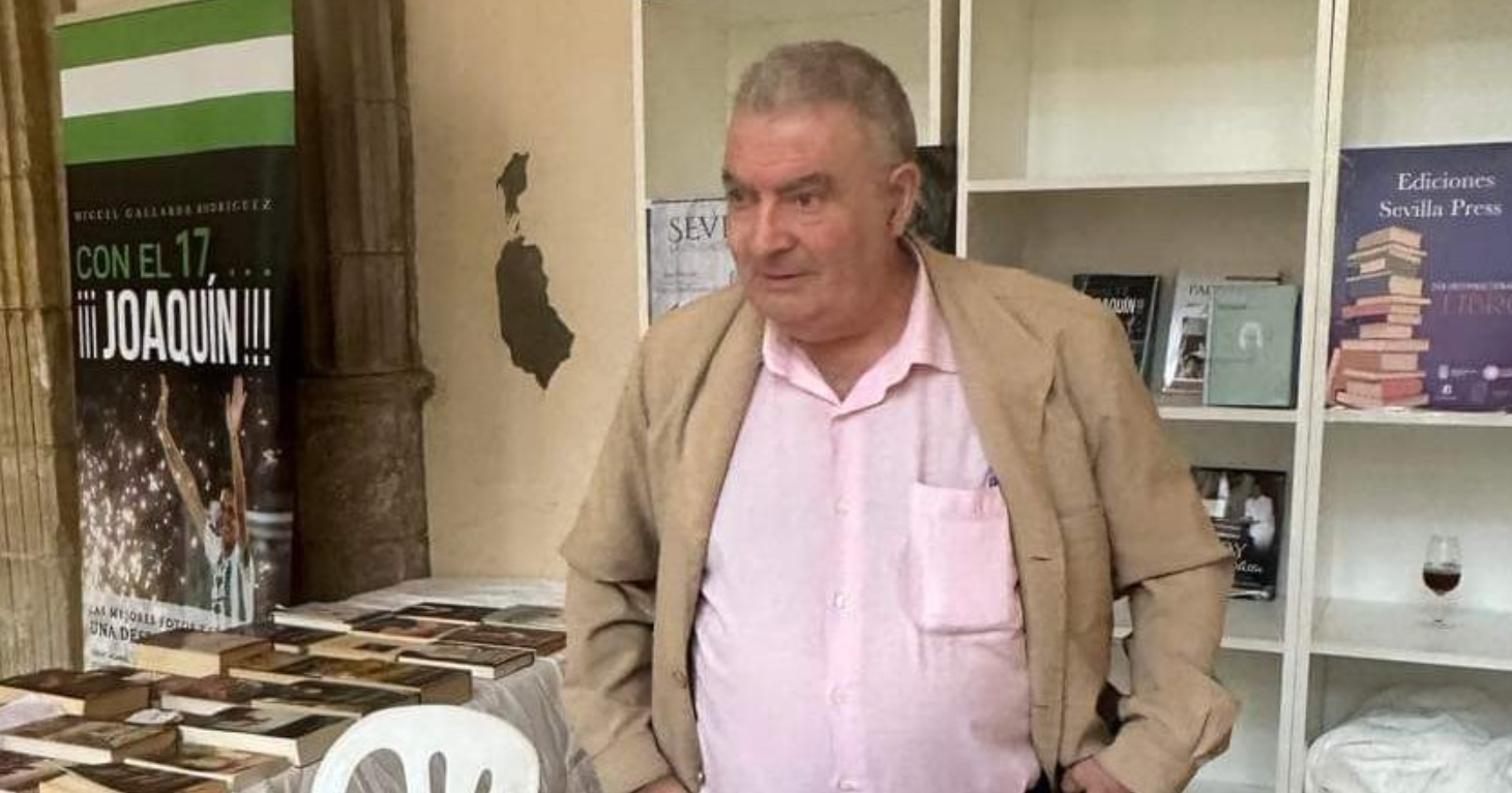 Francisco Carrasco, en la última Feria del Libro de Jerez.