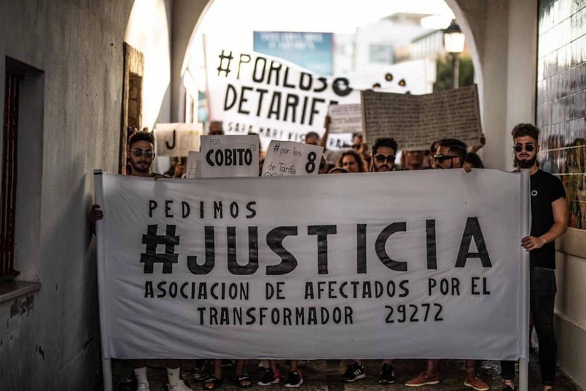 Manifestación organizada en 2019 pidiendo justicia para Sara, Mariluz y 'los 8 de Tarifa' Manifestación organizada en 2019 pidiendo justicia para Sara, Mariluz y 'los 8 de Tarifa'