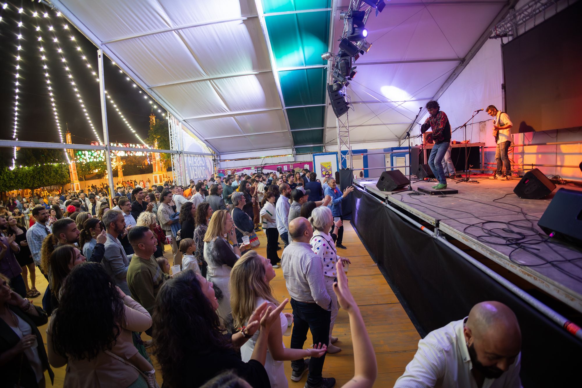 Concierto de Tomasito en la Caseta de la Juventud.