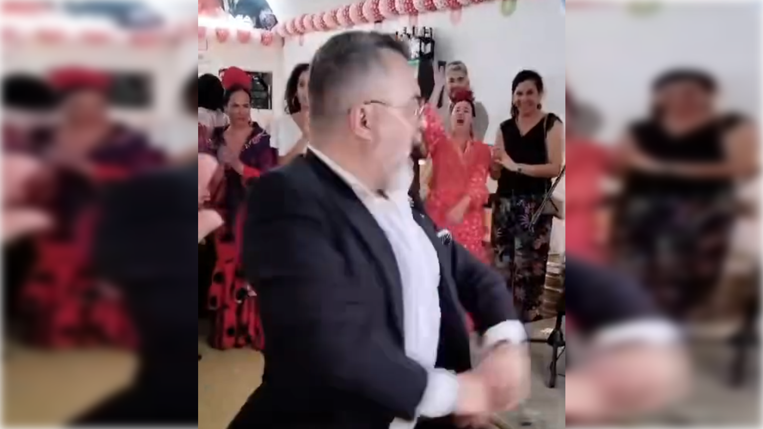 Una 'pataíta' con mucho arte en la Feria de Jerez. Una 'pataíta' con mucho arte en la Feria de Jerez.