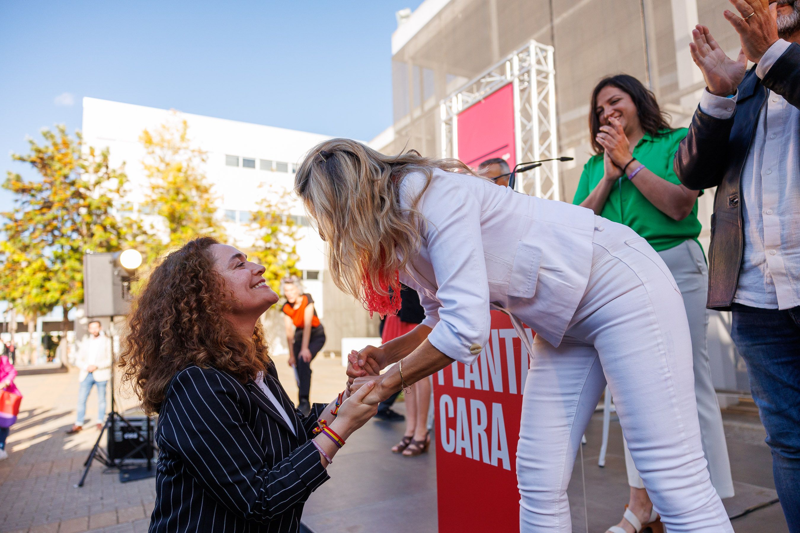 Yolanda Diaz, Iñigo Errejón mitin Sumar Jerez