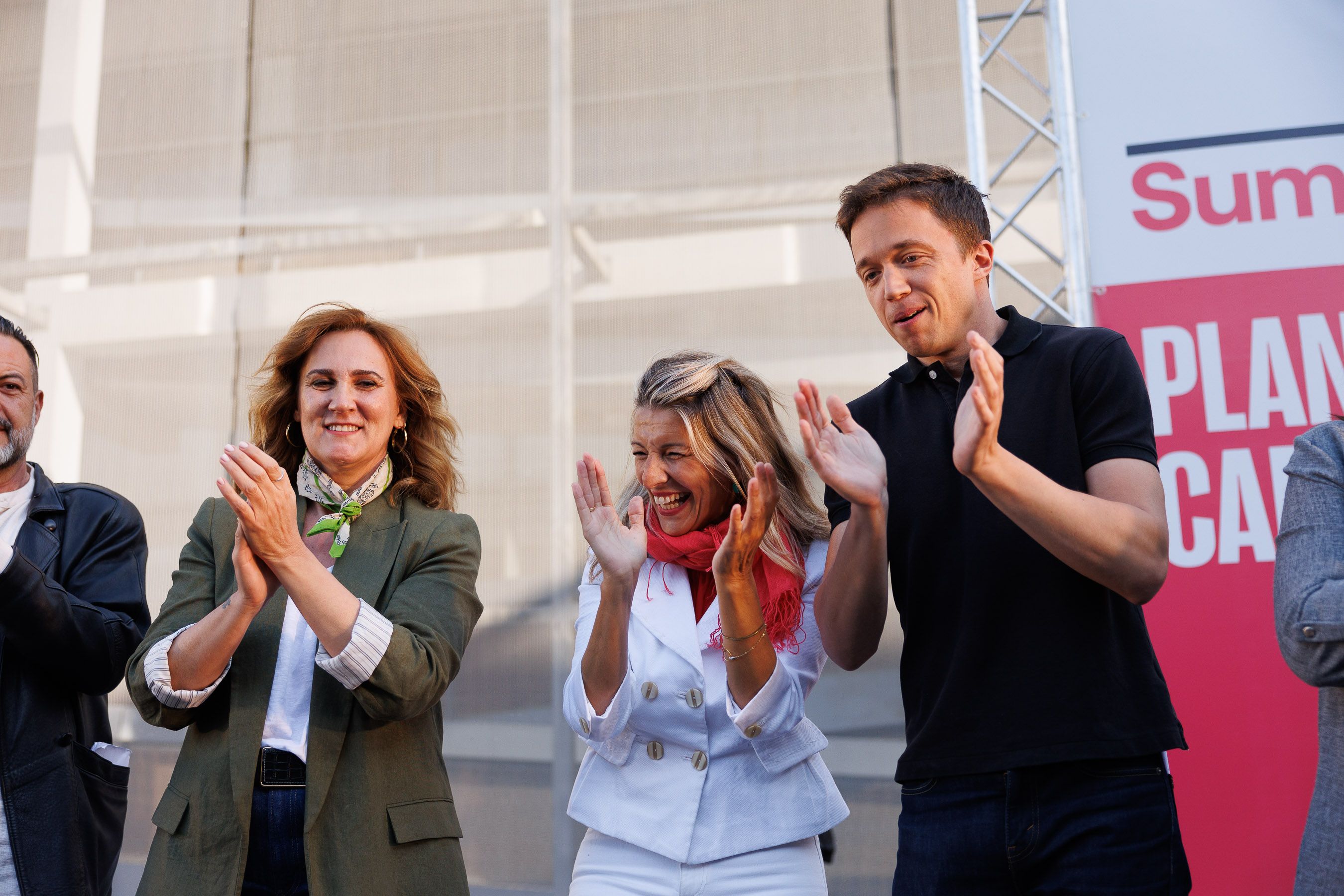 Yolanda Diaz, Iñigo Errejón mitin Sumar Jerez