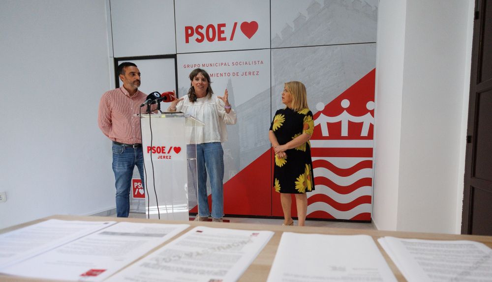 Psoe Mamen Sanchez, Laura Alvarez, Jose Antonio Diaz