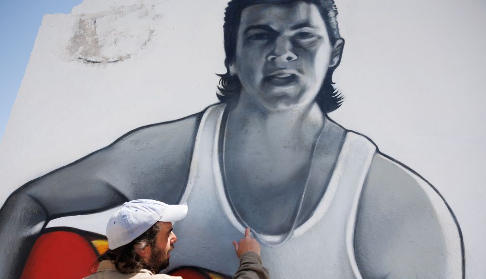 Grafitti Miguel Benítez , los Matajares 