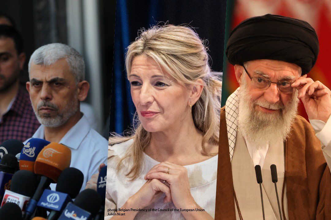 La foto compartida en sus redes por el ministro de Exteriores de Israel. La foto compartida en sus redes por el ministro de Exteriores de Israel.