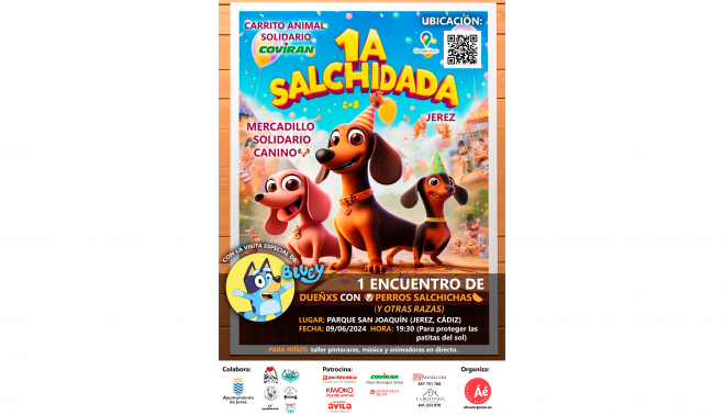Cartel de la Primera Salchichada de Jerez.
