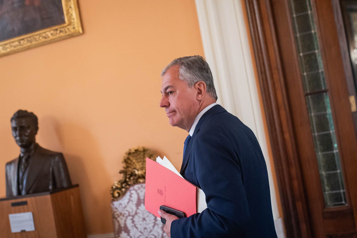 José Luis Sanz, alcalde de Sevilla, en el Ayuntamiento.