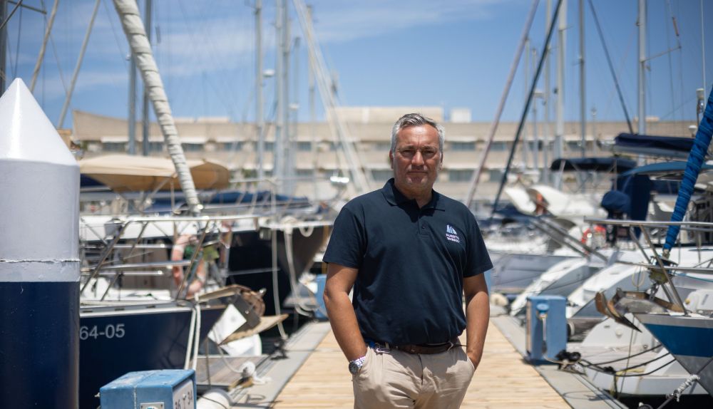 Antonio Vega, jefe del puerto.