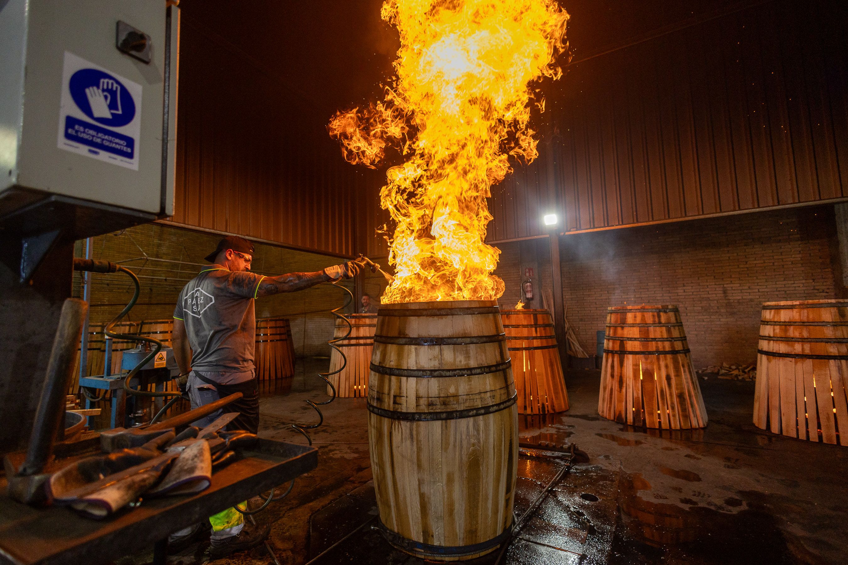 La tonelería Páez Lobato de Jerez.