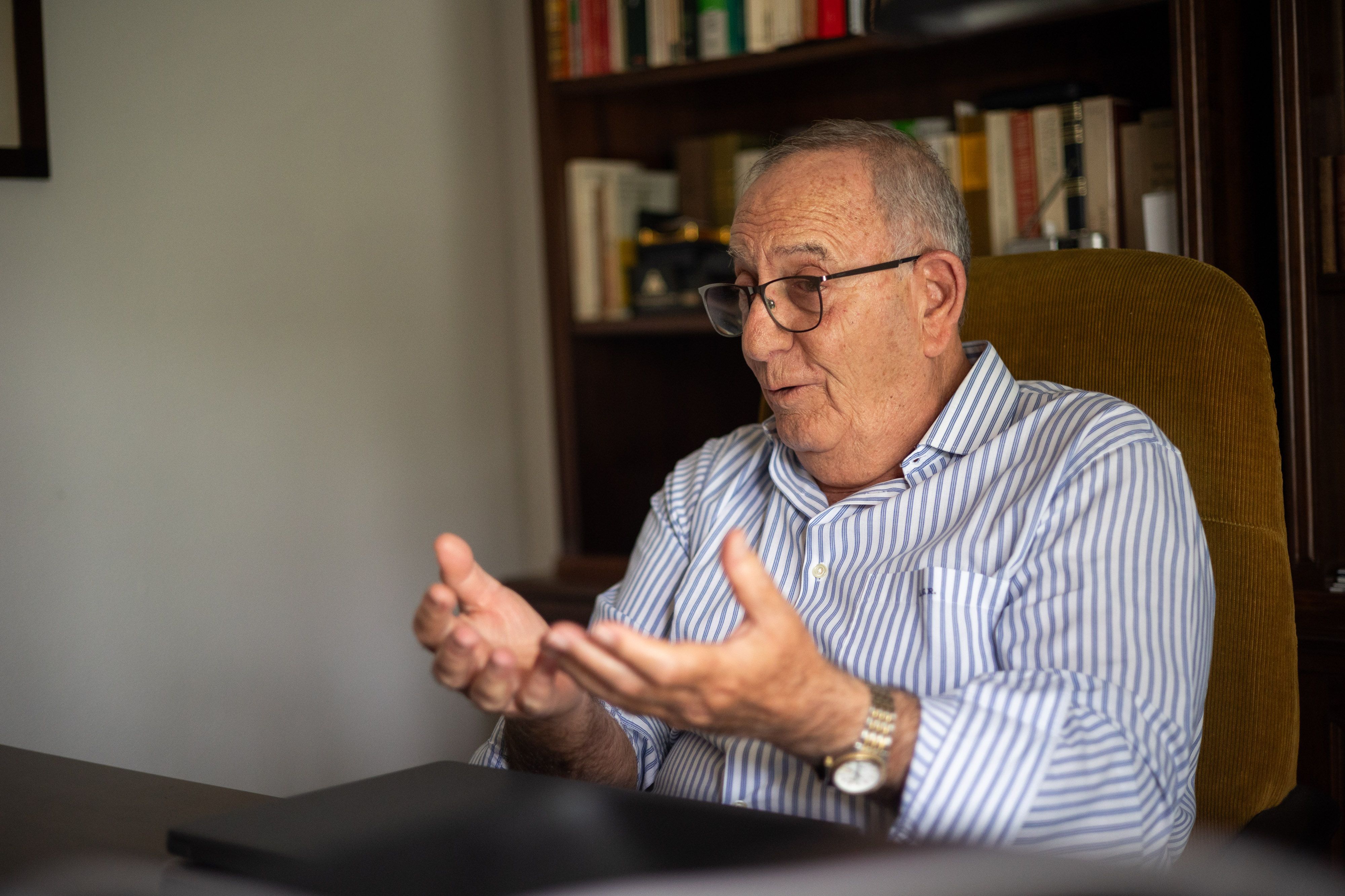 José Luis García Ruiz durante la entrevista con lavozdelsur.es