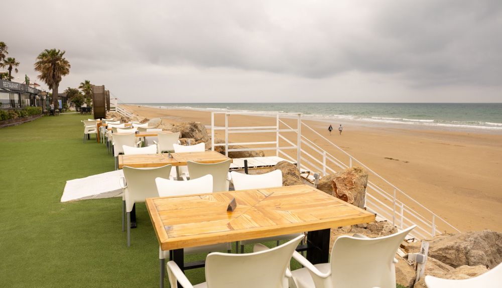 Vista de la terraza del Chinini Beach.