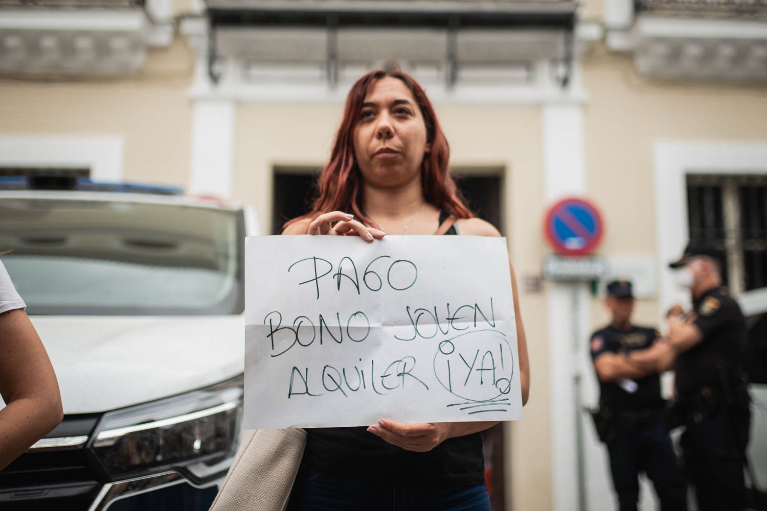 Protesta por el Bono Alquiler.