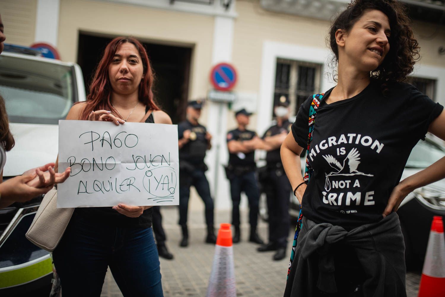 Protesta por los retrasos del Bono Alquiler.