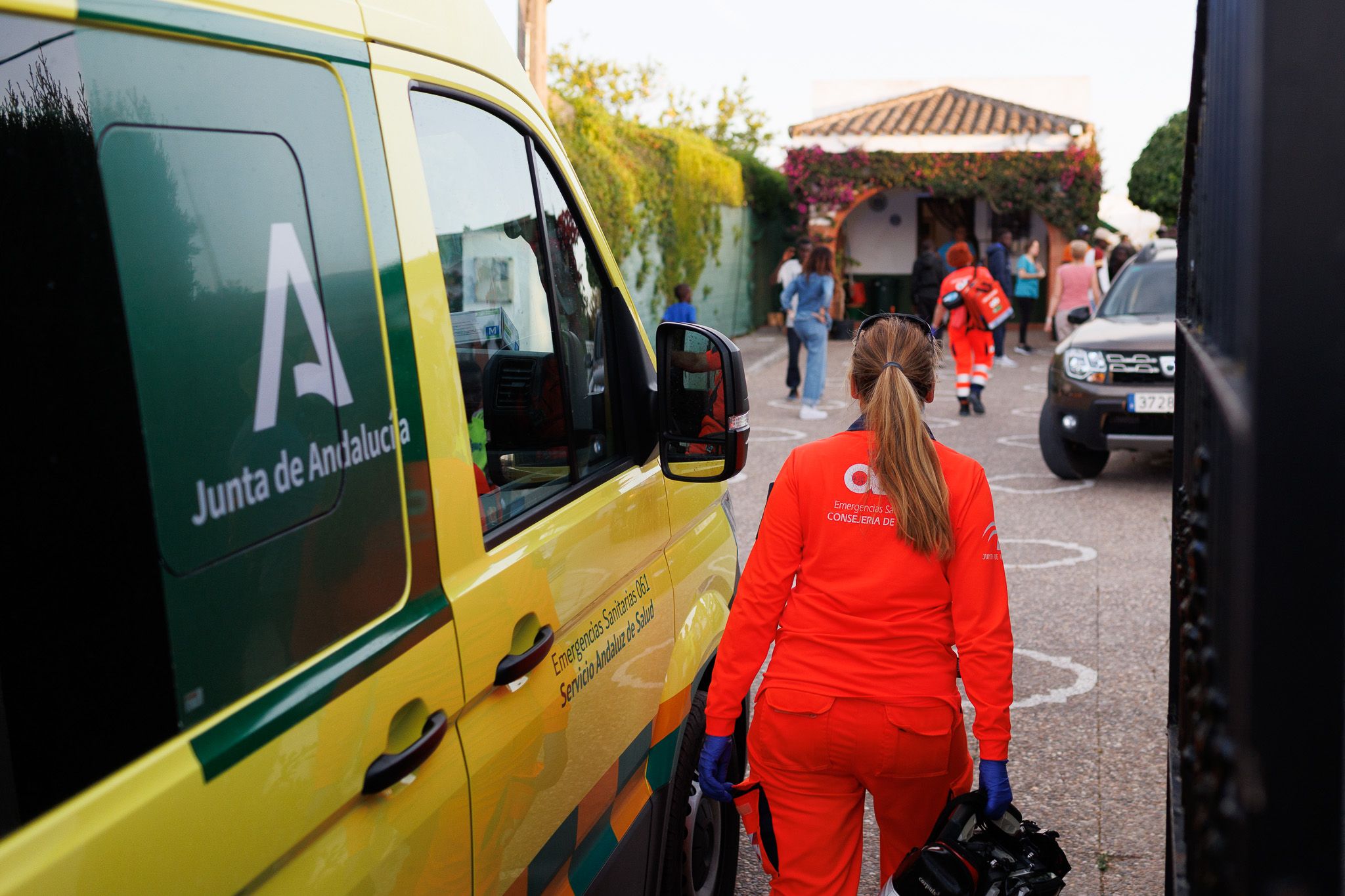 Un servicio de ambulancia en una imagen de archivo.