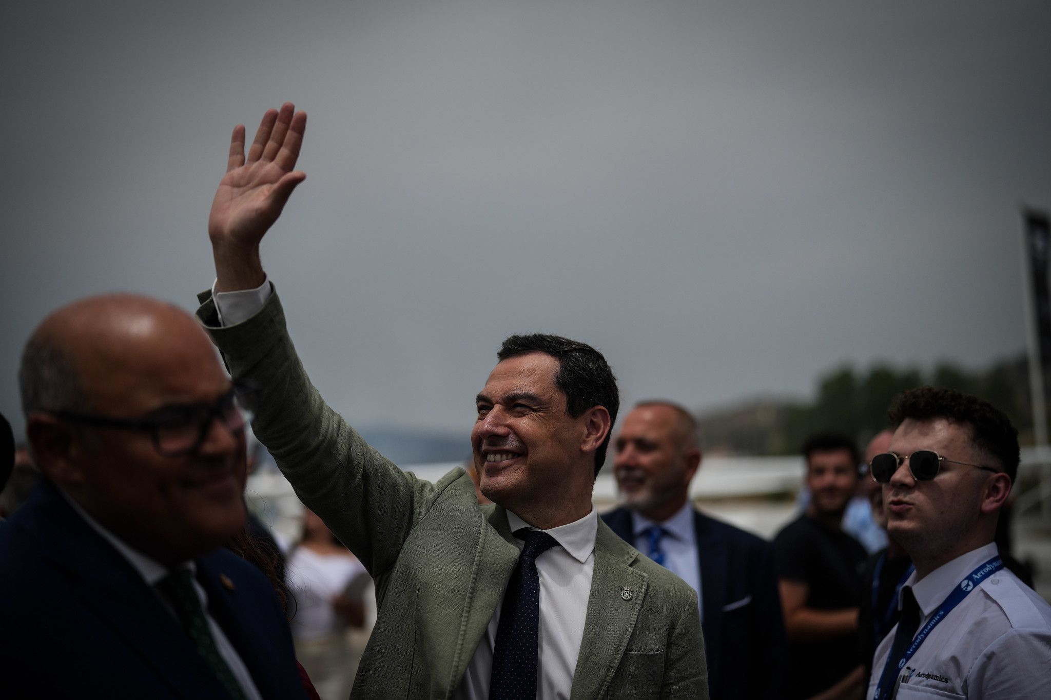 Juanma Moreno en un acto reciente.