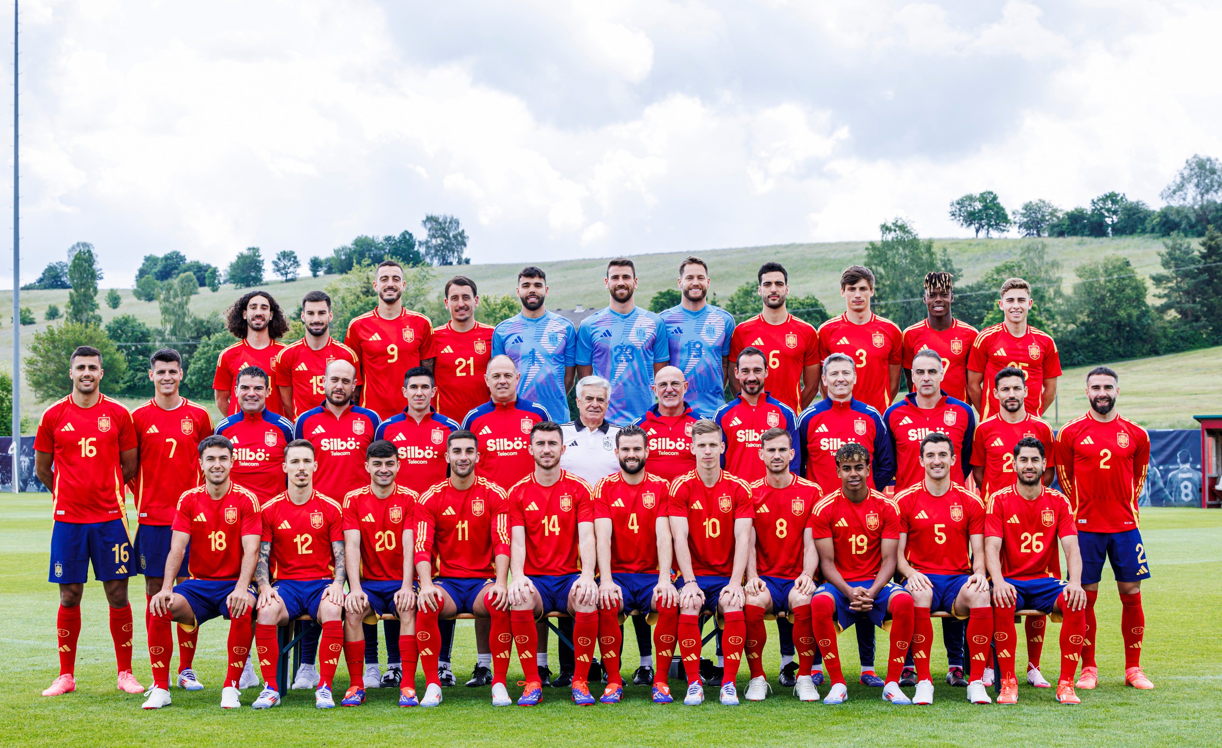 Cuatro andaluces están entre los 26 futbolistas de España que lucharán por ganar la Eurocopa. Cuatro andaluces están entre los 26 futbolistas de España que lucharán por ganar la Eurocopa.