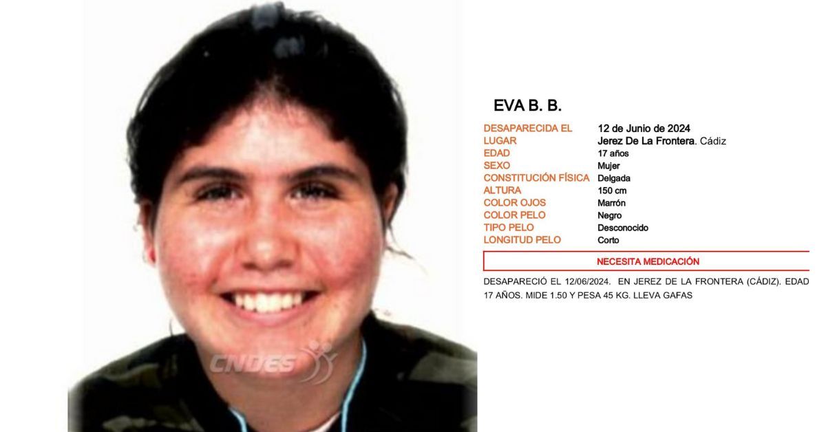 Eva, joven desaparecida en Jerez el miércoles. Eva, joven desaparecida en Jerez el miércoles.