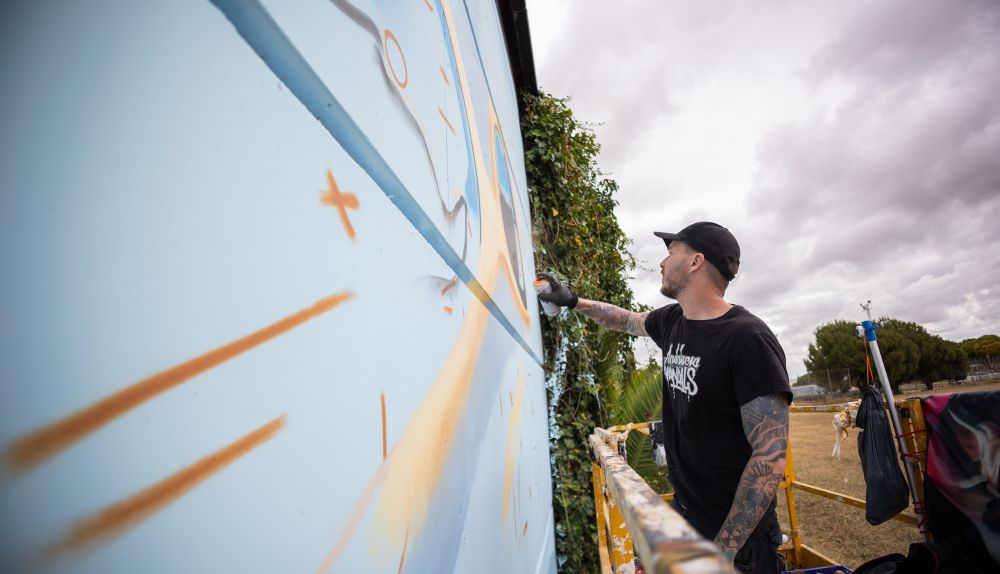 GRAFITI MIGUE BENITEZ LOS DELINQUENTES FRAN CASTRO COSA V 5