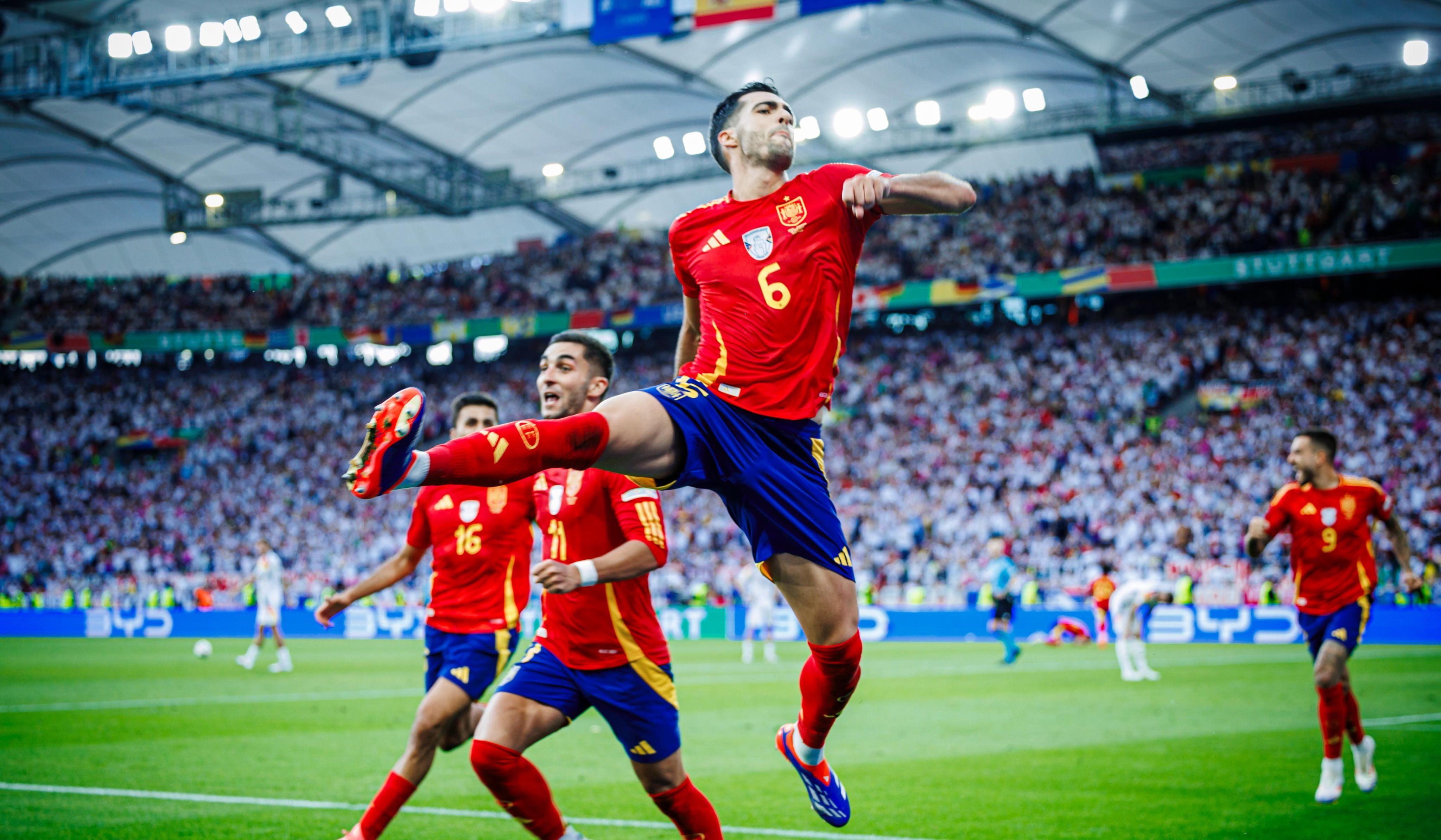 Mikel Merino, héroe en la victoria de España ante Alemania. Mikel Merino, héroe en la victoria de España ante Alemania.