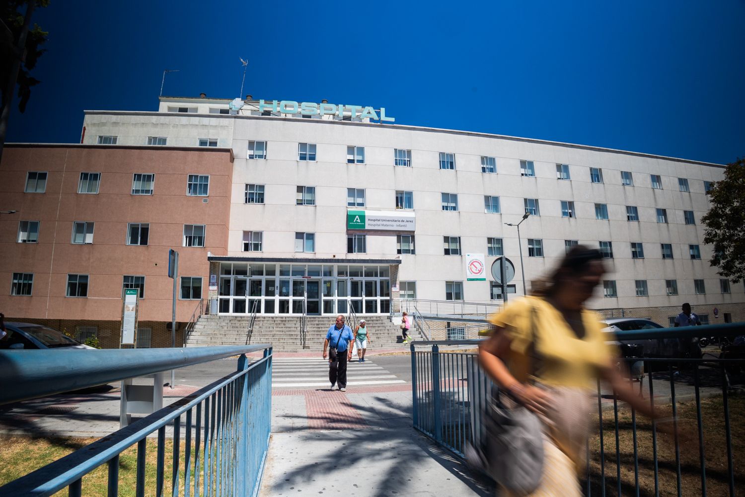 El Hospital de Jerez en una fotografía reciente. El Hospital de Jerez en una fotografía reciente.