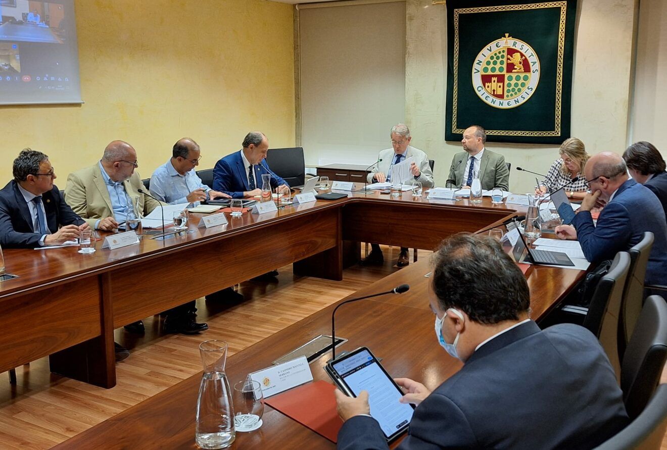 Consejo Andaluz de Universidades celebrado este martes en Jaén.