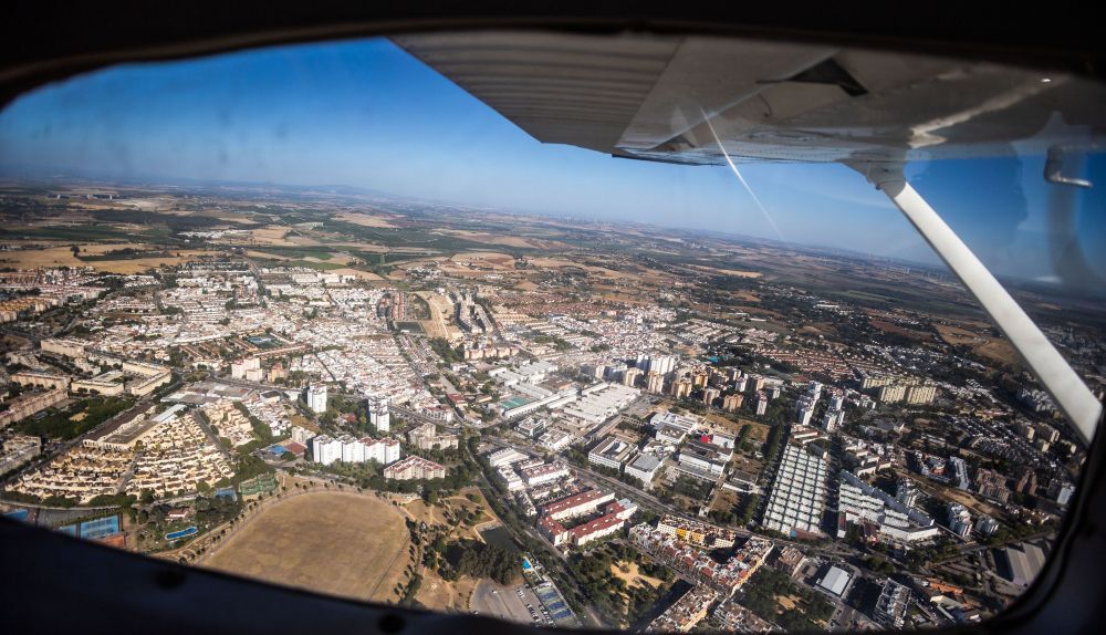 Jerez vista desde el aire