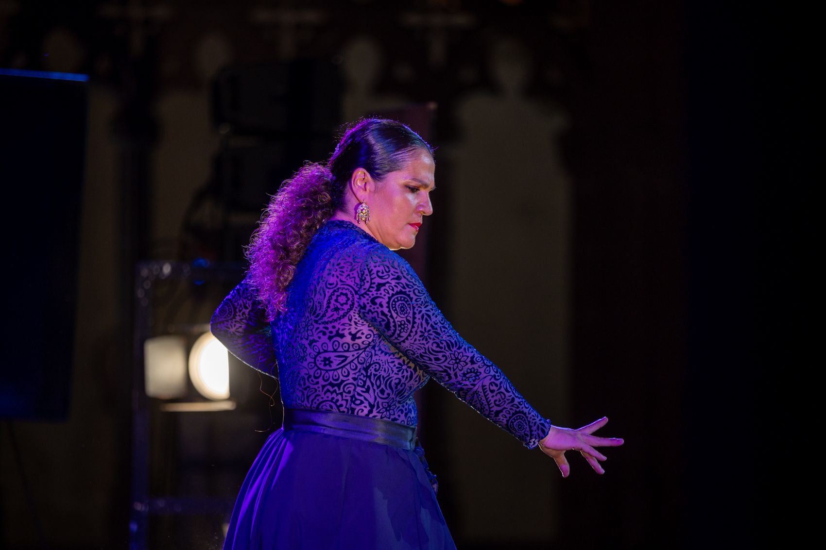 Soraya Clavijo y su cuadro