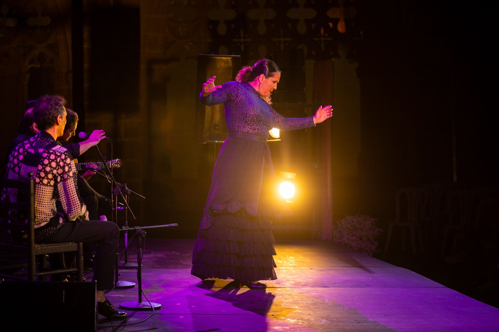 Soraya Clavijo y su cuadro